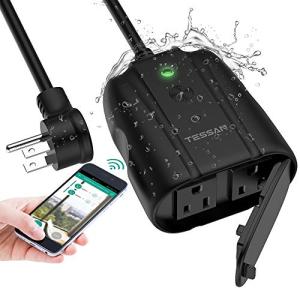 Waterproof Outdoor Smart Plug with Alexa & Google Assistant