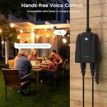 Waterproof Outdoor Smart Plug with Alexa & Google Assistant