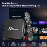 Android TV Box 4K Media Player with Remote