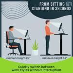 Electric Standing Desk Frame with Memory Settings