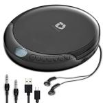 Portable CD Player with Anti-Skip and Earbuds