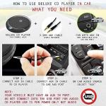 Portable CD Player with Anti-Skip and Earbuds