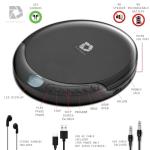 Portable CD Player with Anti-Skip and Earbuds