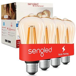 Sengled Smart Edison Bulbs with Alexa, 4-Pack