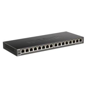 D-Link 16-Port Gigabit Ethernet Switch, Fanless