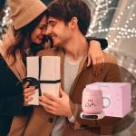 Bsigo Smart Coffee Mug Warmer & Cat Mug Set