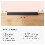 Amazon Fire TV Soundbar Plus with Built-In Subwoofer