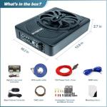 10" 800W Slim Under Seat Car Subwoofer Package
