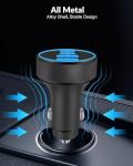 4-Port USB C Car Charger - 90W Fast Charge