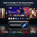 Google TV 4K Smart Projector with Dolby Sound