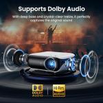 Google TV 4K Smart Projector with Dolby Sound