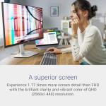 Dell 27" WQHD Monitor with USB-C Connectivity