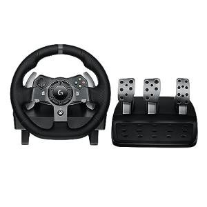 Logitech G920 Racing Wheel with Pedals - Black