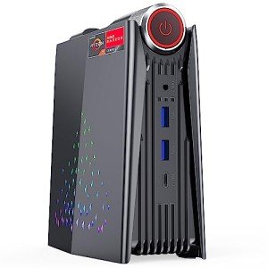 ACEMAGICIAN Ryzen Mini Gaming PC with RGB Lights