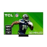 TCL 55-Inch QM7 QLED 4K Smart QD-Mini LED TV with Google TV (55QM751G, 2024 Model) Dolby Vision IQ, Dolby Atmos, HDR, Game Accelerator up to 240Hz, Voice Remote, Works with Alexa, Streaming Television