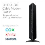 NETGEAR Nighthawk AC1900 WiFi Cable Modem Router