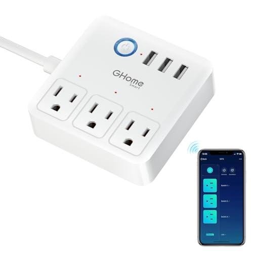 Smart WiFi Power Strip with USB Ports