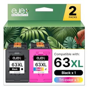 HP 63XL Ink Cartridge Combo Pack - Black & Color