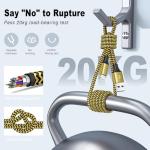 SHUSEL 6FT Lightning Cable 3-Pack for iPhone