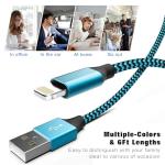 SHUSEL 6FT Lightning Cable 3-Pack for iPhone