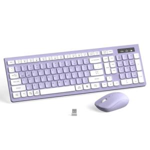 Wireless Keyboard and Mouse Combo with USB Receiver