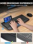 Ergonomic Wireless Keyboard and Mouse Combo Set