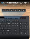 Ergonomic Wireless Keyboard and Mouse Combo Set
