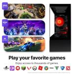 SAAV X1 Prebuilt Gaming PC Desktop - Intel Core i5 3.4GHz, 8GB RAM, GEFORCE GTX 750 GDDR5 GPU, 512GB NVME SSD, WiFi 5, Bluetooth, Win 10, Mouse Keyboard, PC Gaming Computer Desktop, 1-Year Warranty