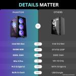 NOVATECH Phantom Gaming PC Desktop - Intel i7, RX580