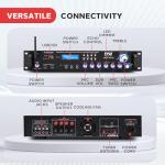 Pyle Bluetooth Power Amplifier - 3000W Audio Receiver