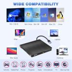 Gotega USB 3.0 Portable External DVD Drive