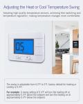 Aowel Non-Programmable Thermostat with Humidity Monitor