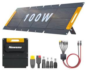 100W Foldable Solar Panel for Camping Power
