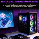 NOVATECH Phantom Gaming PC Desktop - Intel i7, RX580
