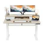 ErGear 48" Height Adjustable Standing Desk with Drawers