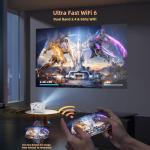 Mini Projector with WiFi and Bluetooth - 1080P