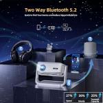 Mini Projector with WiFi and Bluetooth - 1080P