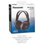 Panasonic Lightweight Over-Ear Wired Headphones - Black