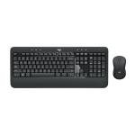 Logitech MK540 Advanced Wireless Keyboard and Mouse Combo for Windows, 2.4 GHz Unifying USB-Receiver, Multimedia Hotkeys, 3-Year Battery Life, for PC, Laptop