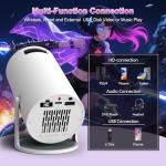 Mini Portable Projector with WiFi and Bluetooth