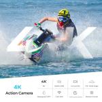 4K Waterproof Action Camera with 64G SD Card