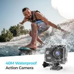4K Waterproof Action Camera with 64G SD Card