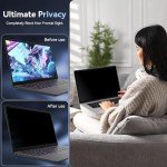15.6-Inch Laptop Privacy Screen Filter (2 Pack)