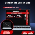 ZOEGAA 15.6" Magnetic Privacy Screen Filter