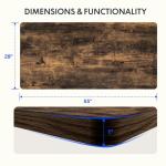 FLEXISPOT EN2 Adjustable Electric Standing Desk 55