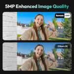 BOTSLAB 5MP Wireless Video Doorbell Camera