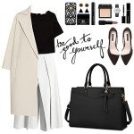 Stylish Waterproof Laptop Bag for Women, 15.6
