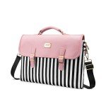 LOVEVOOK Slim Pink Laptop Messenger Bag for Women