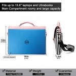 LOVEVOOK Slim Pink Laptop Messenger Bag for Women