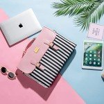LOVEVOOK Slim Pink Laptop Messenger Bag for Women